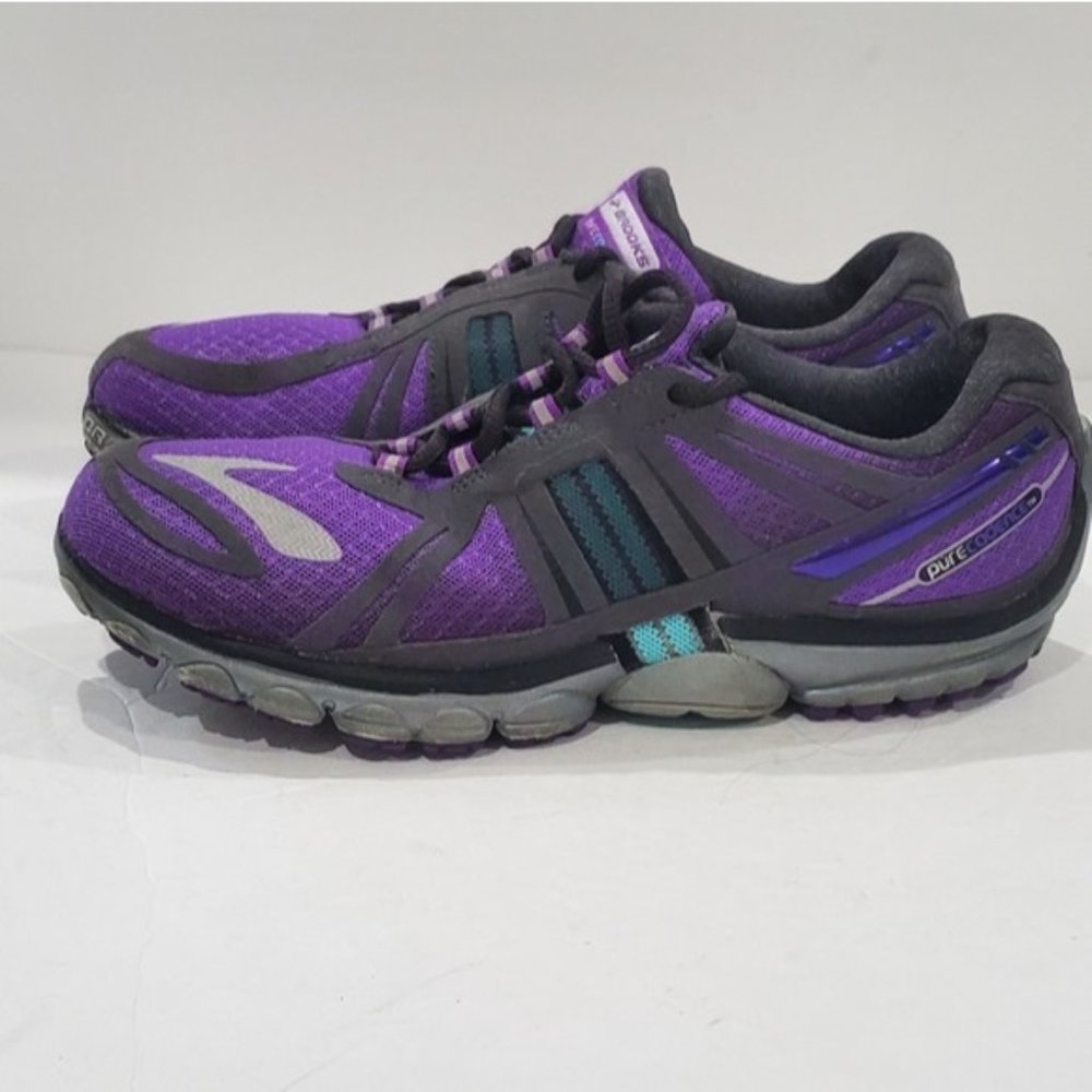 Brooks Pure Cadence 2 Athletic Running Shoes - 1201341B554 - Purple Women's 7.5